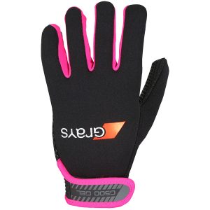 Grays G500 Gel Glove Pair (Black/Fluorescent Pink)