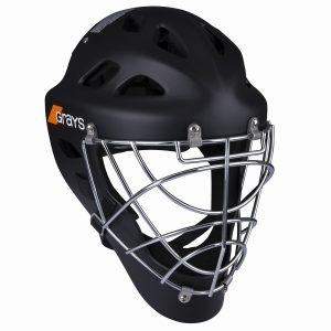 Grays G600 Hockey Goalkeeper Helmet (Black/Chrome)