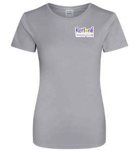 Retford Tennis Womens T-Shirt Heather Grey