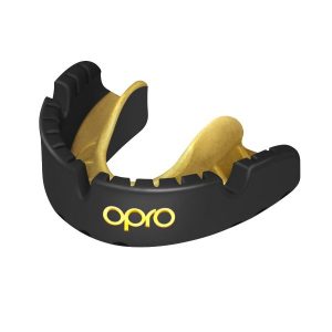 Opro Gold Braces Hockey Mouthguard – Black