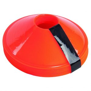 Precision Set of 10 Saucer Cones – Orange