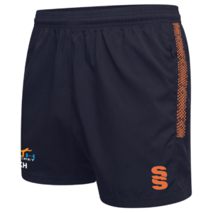 KJH Cricket Dual Shorts Navy / Orange