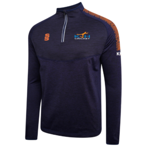 KJH Cricket Dual Performance Midlayer Navy / Orange
